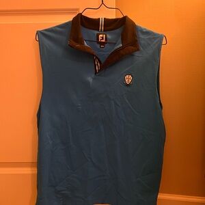 FootJoy Men's Sleeveless Blue Golf Top